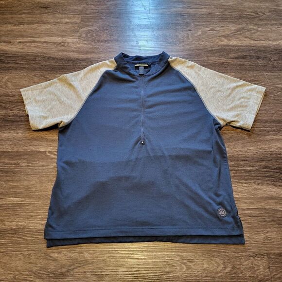 Novara Cycling Jersey Half Zip Shirt with Right Back Pocket Mens Large - Picture 1 of 9